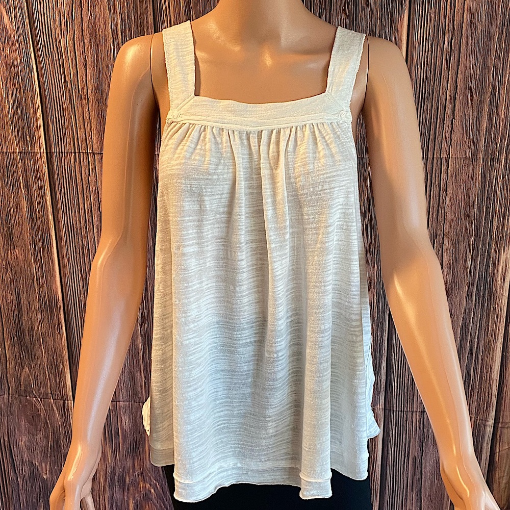 We The Free Free People size Small summer white casual boho tank